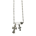 Collar, Cross & Clip Chrome Hearts
